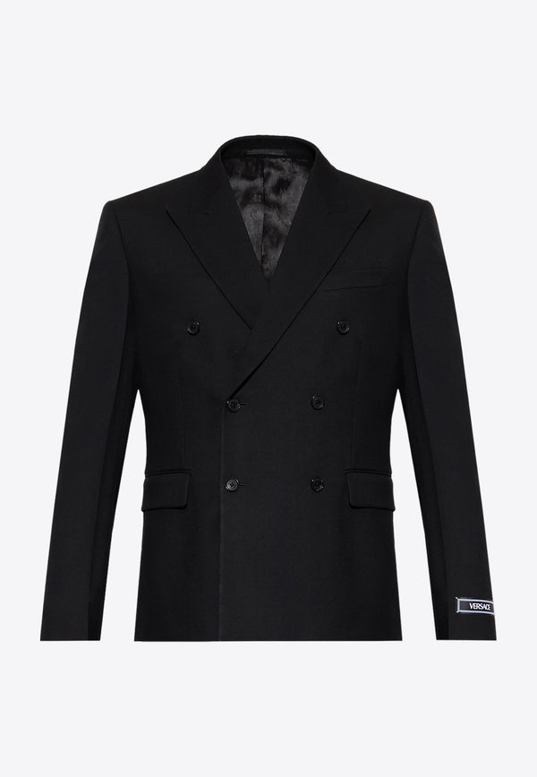 Versace Double-Breasted Wool Blazer 1012492 1A07978-1B000