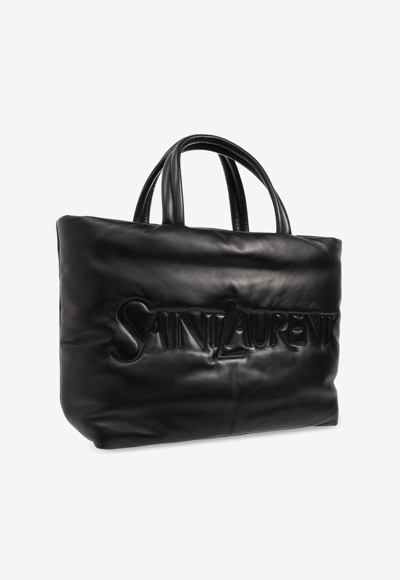 Saint LaurentLogo Leather Top Handle  Bag756269 AACIW-1000Black
