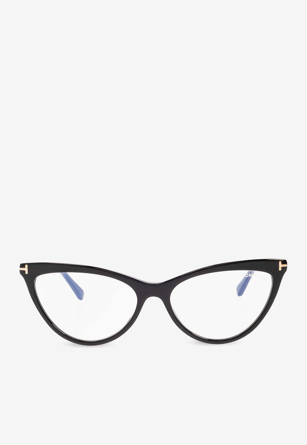 Tom Ford Cat-Eye Optical Eyeglasses Transparent FT5896-B 0-56001
