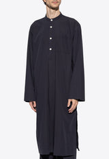 Birkenstock 1774 X Tekla Long-Sleeved Long Night Shirt Navy KAF 0-SLA