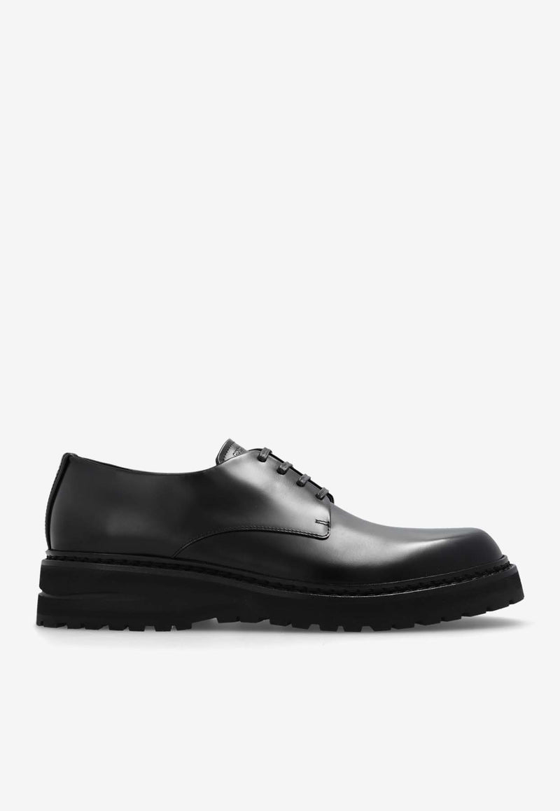 Giorgio Armani Classic Leather Derby Shoes X2C706 XF658-00002