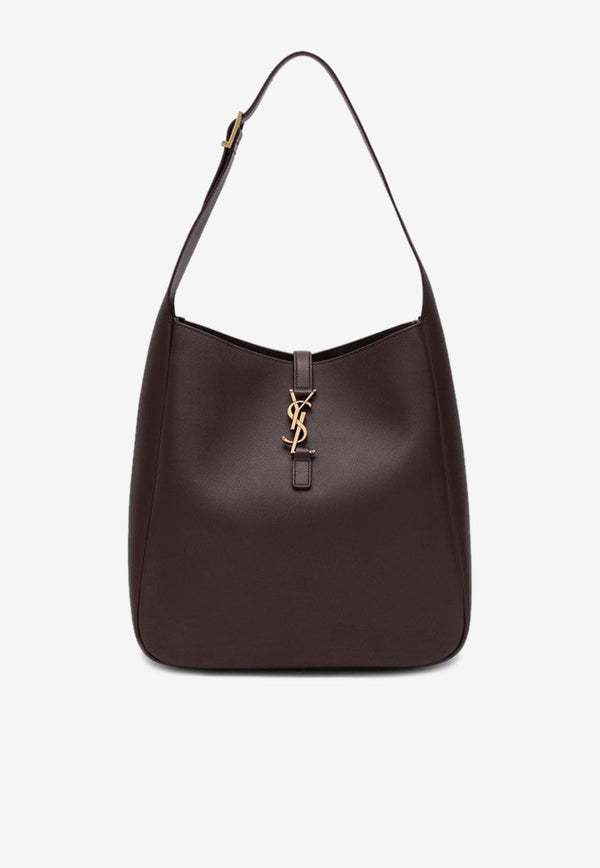 Saint Laurent Large Le 5 À 7 Calf Leather Shoulder Bag Brown 753837AAAUQ/Q_YSL-6988