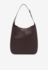 Saint Laurent Large Le 5 À 7 Calf Leather Shoulder Bag Brown 753837AAAUQ/Q_YSL-6988