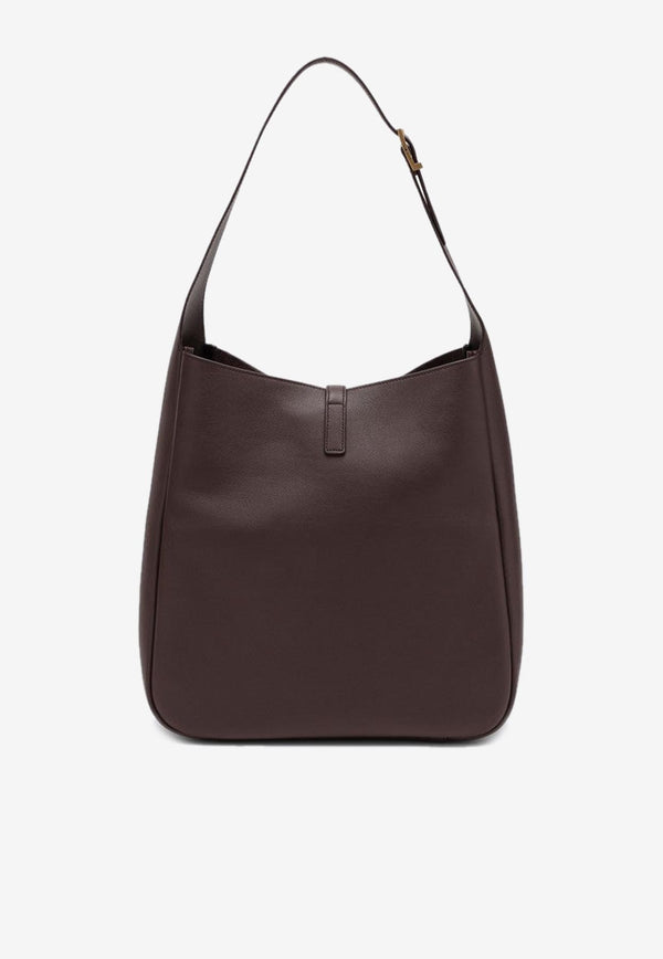 Saint Laurent Large Le 5 À 7 Calf Leather Shoulder Bag Brown 753837AAAUQ/Q_YSL-6988