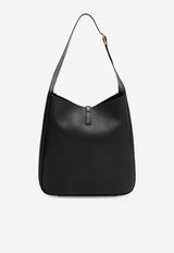 Saint Laurent Large Le 5 À 7 Leather Shoulder Bag Black 753837AAAUQ/R_YSL-1000