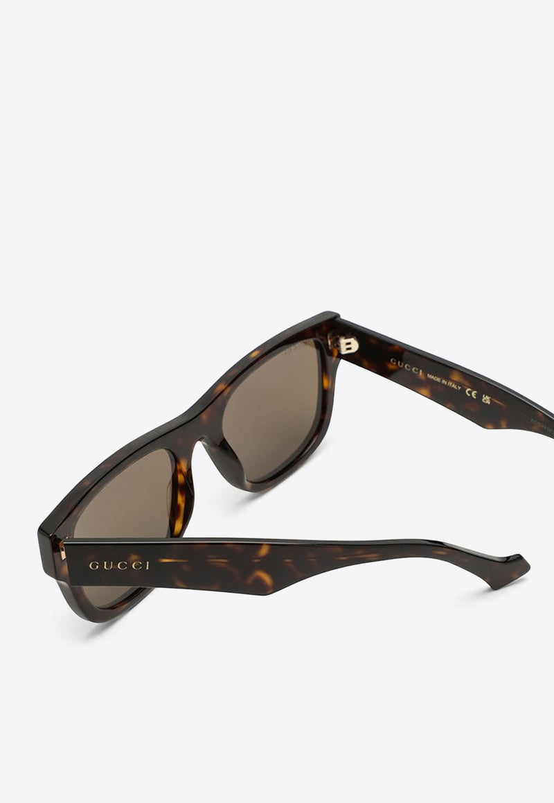 Gucci Square Acetate Sunglasses Brown 755266J0740/N_GUC-2323
