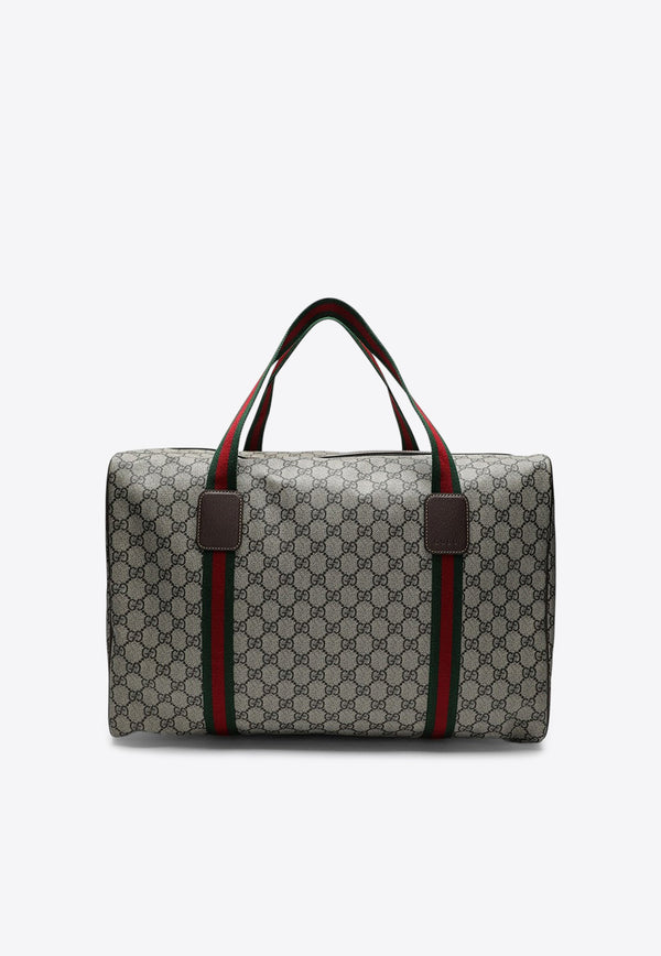 Gucci Medium GG Supreme Duffle Bag Beige 758664FACK7/R_GUC-9768