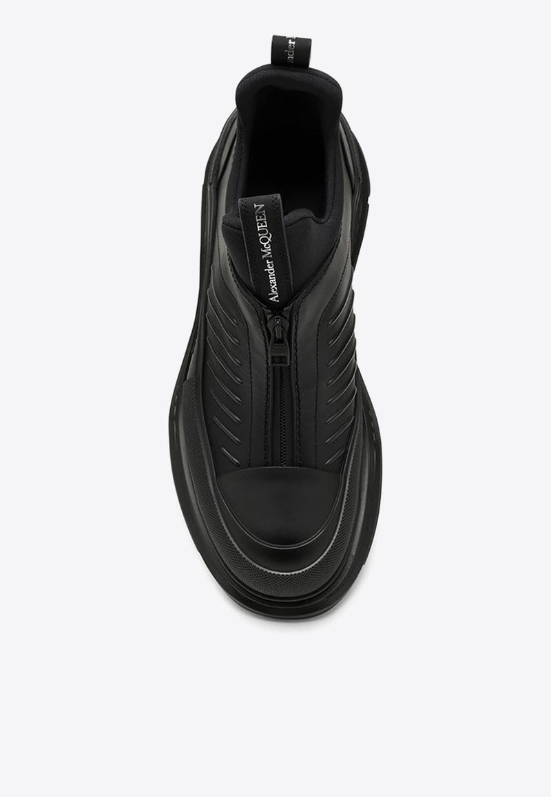 Alexander McQueen Tread Slick Low-Top Sneakers Black 758771WHYKJ/N_ALEXQ-1000