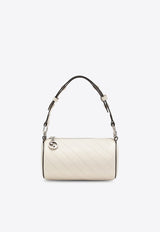 Bags Mini Blondie Cylindrical Leather Shoulder Bag Ivory 760170AACPY/N_GUC-9022