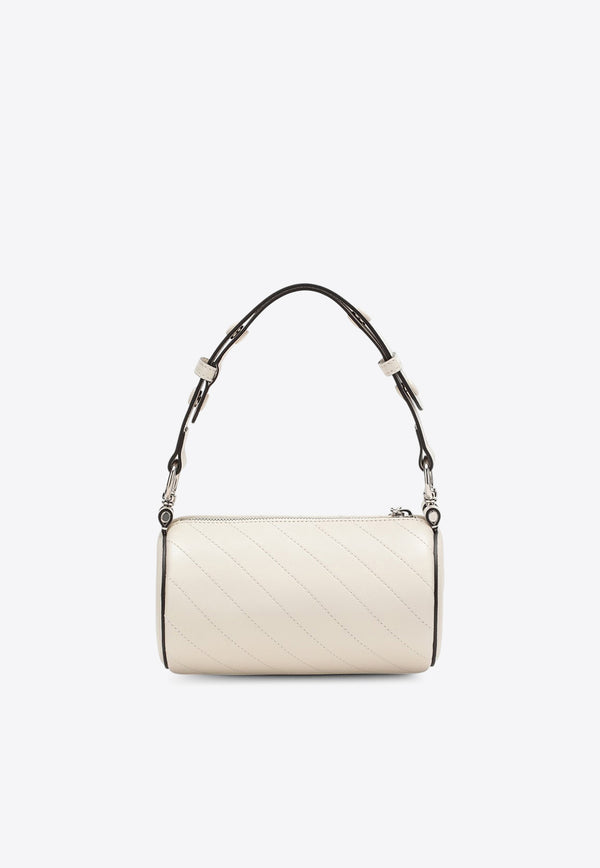 Bags Mini Blondie Cylindrical Leather Shoulder Bag Ivory 760170AACPY/N_GUC-9022