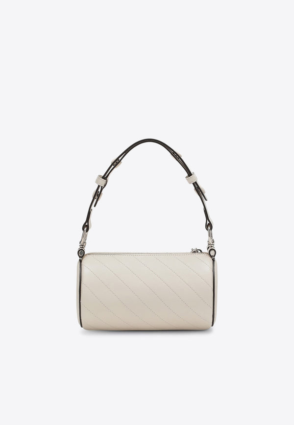 Bags Mini Blondie Cylindrical Leather Shoulder Bag Ivory 760170AACPY/O_GUC-9022