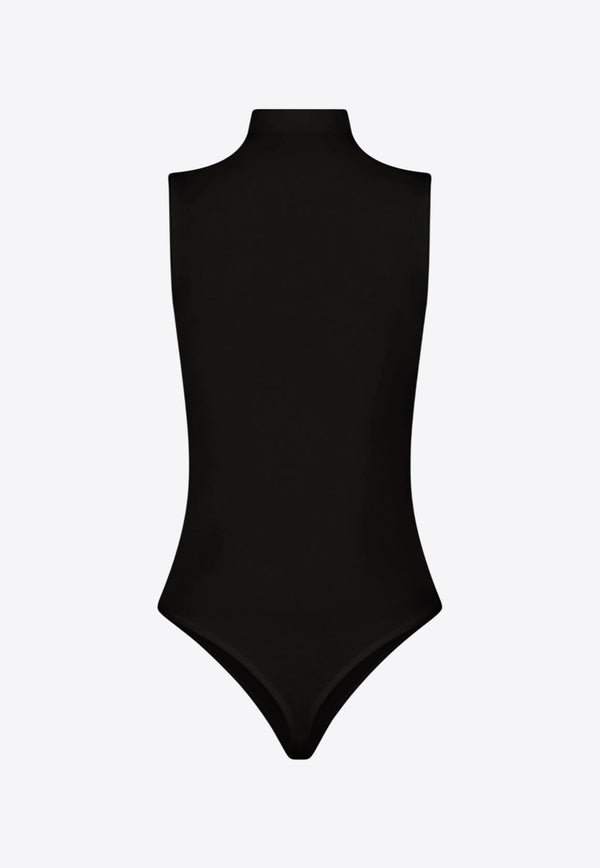 Wolford Turtleneck Sleeveless Bodysuit Black 76071_7005