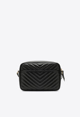 Saint Laurent Lou Quilted Leather Camera Bag Black 761554DV707/P_YSL-1000