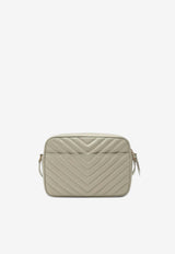 Saint Laurent Lou Quilted Leather Camera Bag Cream 761554DV707/Q_YSL-9207