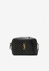 Saint Laurent Lou Quilted Leather Crossbody Bag Black 761554DV707/R_YSL-1000