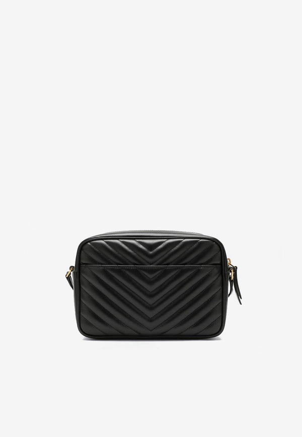 Saint Laurent Lou Quilted Leather Crossbody Bag Black 761554DV707/R_YSL-1000