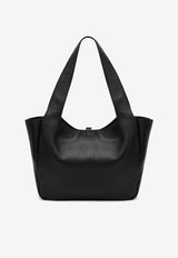 Saint Laurent Bea Grained Leather Tote Bag Black 763435AADUU/P_YSL-1000