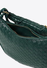 Bottega Veneta Medium Gemelli Intrecciato Shoulder Bag 764281VCPP1 3050 Emerald Green