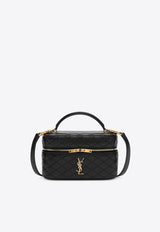 Saint Laurent Gaby Cassandre Quilted Crossbody Bag Black 7667311EL07/R_YSL-1000