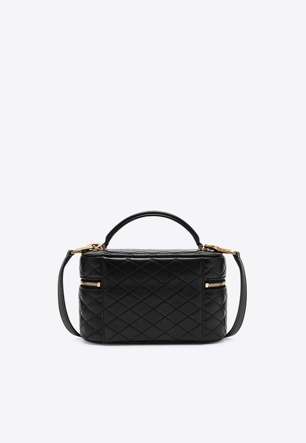 Saint Laurent Gaby Cassandre Quilted Crossbody Bag Black 7667311EL07/R_YSL-1000