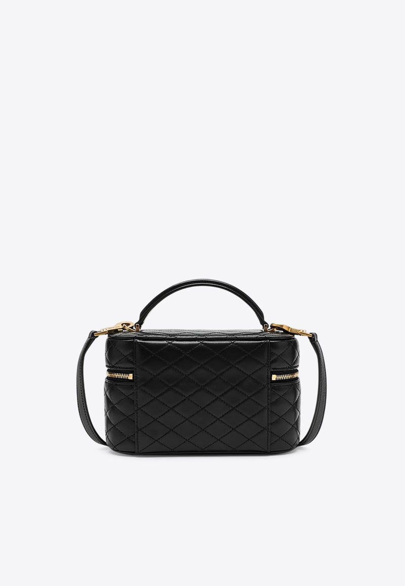 Saint Laurent Gaby Cassandre Quilted Crossbody Bag Black 7667311EL07/R_YSL-1000