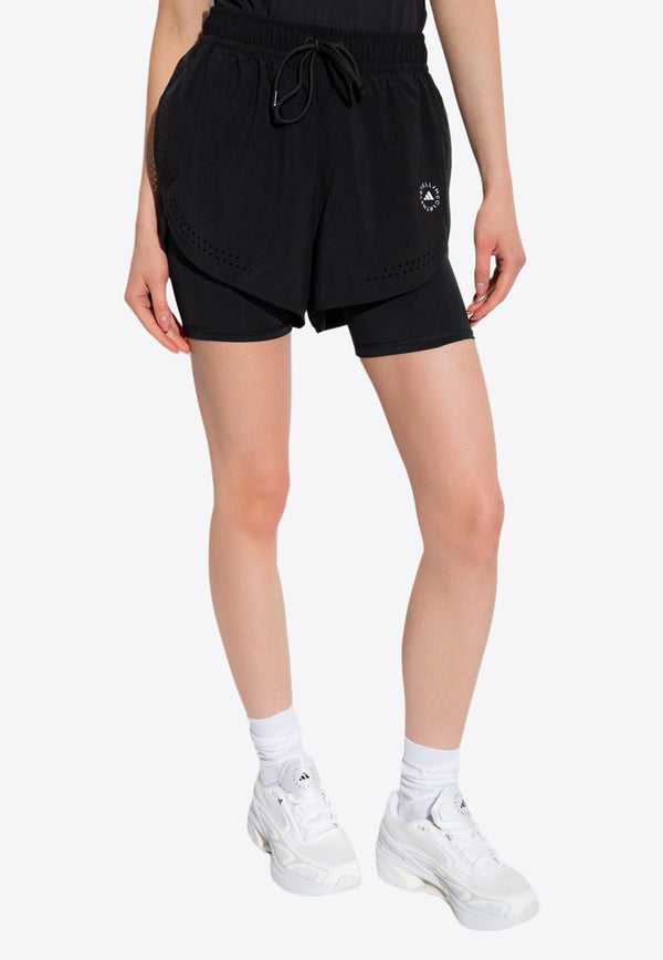 Adidas By Stella McCartney TruePurpose Two-Layered Training Shorts Black 620463909000