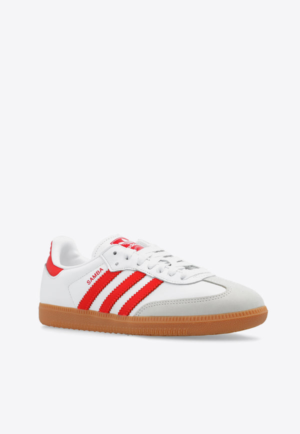 Adidas Originals Samba OG Low-Top Sneakers White IF6513 M-FTWWHT SOLRED OWHITE