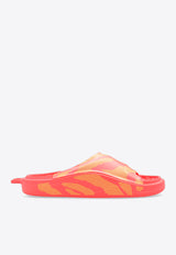 Adidas By Stella McCartney Logo Patch Rubber Slides Pink IF6065 0-TURBO TURBO SIGGNR