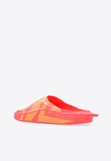 Adidas By Stella McCartney Logo Patch Rubber Slides Pink IF6065 0-TURBO TURBO SIGGNR