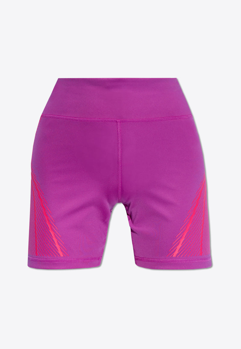 Adidas By Stella McCartney TruePace Logo Cycling Shorts Purple IT5779 0-SHOPUR