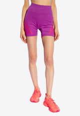 Adidas By Stella McCartney TruePace Logo Cycling Shorts Purple IT5779 0-SHOPUR