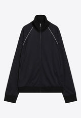 Gucci GG Jacquard Zip-Up Sweatshirt Navy 768550XJG1Y/Q_GUC-4140