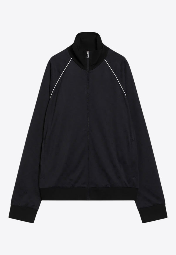 Gucci GG Jacquard Zip-Up Sweatshirt Navy 768550XJG1Y/Q_GUC-4140