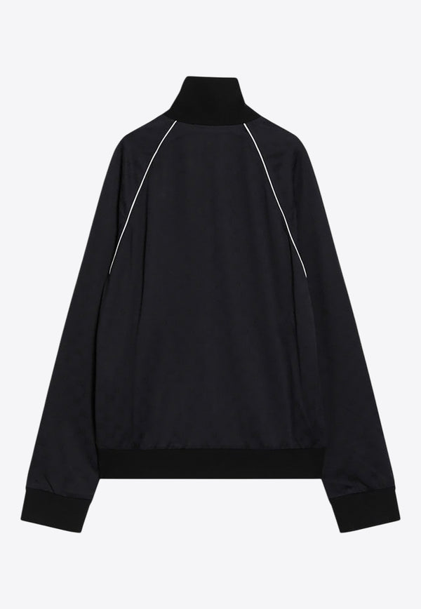 Gucci GG Jacquard Zip-Up Sweatshirt Navy 768550XJG1Y/Q_GUC-4140