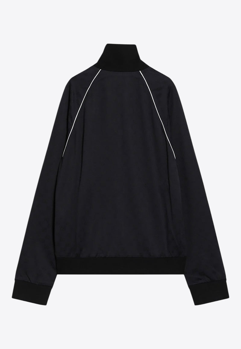 Gucci GG Jacquard Zip-Up Sweatshirt Navy 768550XJG1Y/Q_GUC-4140