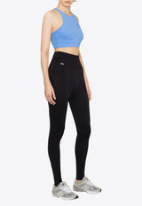 Wolford Logo Patch High-Waist Leggings Black 17076_7005