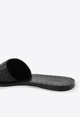 Bottega Veneta Intrecciato Leather Flat Sandals 409276V0013_1000