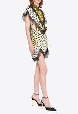 The Attico Jace Cheetah-Print Mini Dress Multicolor 236WCA199V065P_499