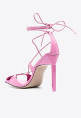 The Attico Adele 105 Calf Leather Sandals Pink 236WS411L002_315