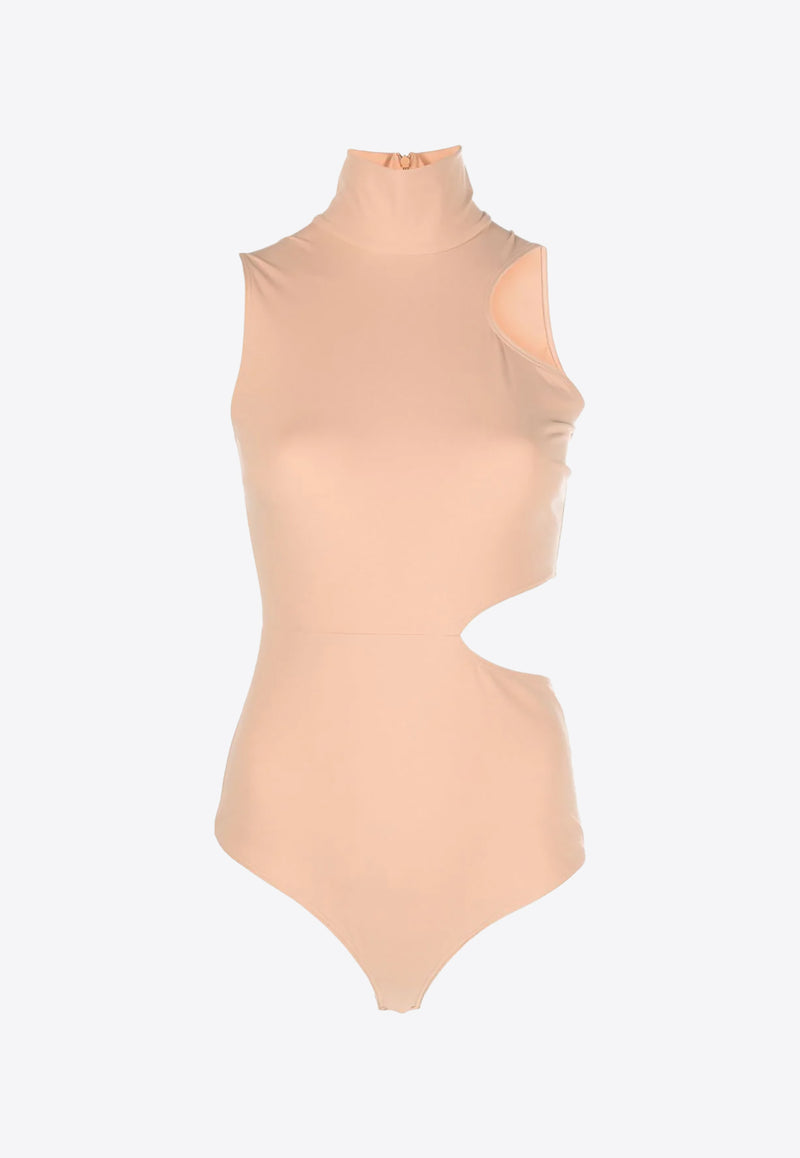 Wolford Warm Up Cut-Out Bodysuit Blush 79282_4853