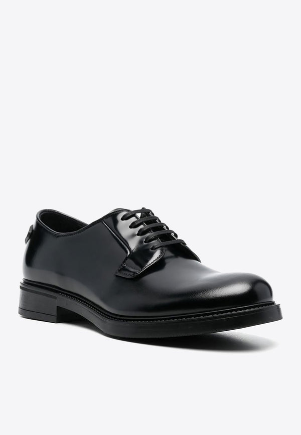 Prada Lace-Up Derby Shoes Black 2EG394FG000055_F0002
