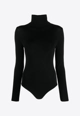 Wolford High-Neck Long-Sleeved Bodysuit  Black 75083_7005