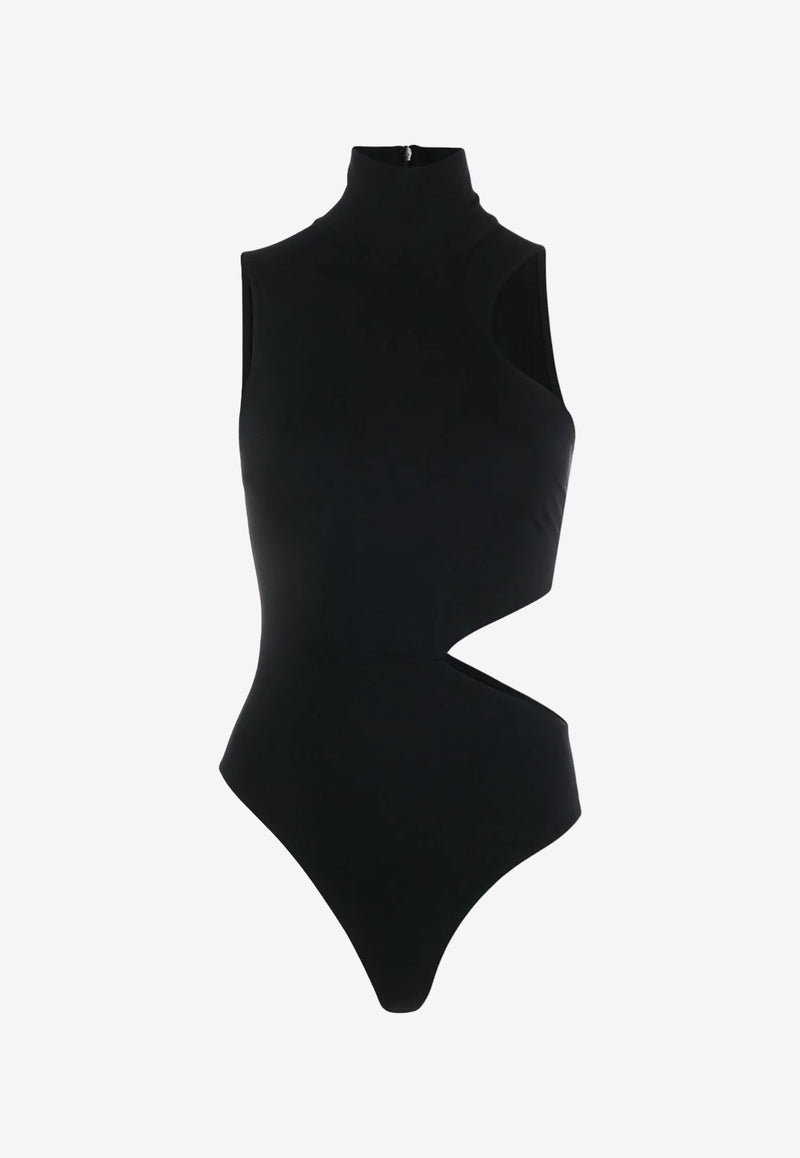 Wolford Warm Up Cut-Out Bodysuit Black 79282_7005