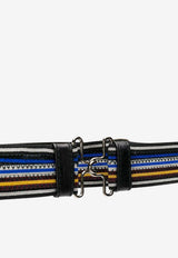 Prada Striped Buckle Belt Multicolor 1CC15605300F0013
