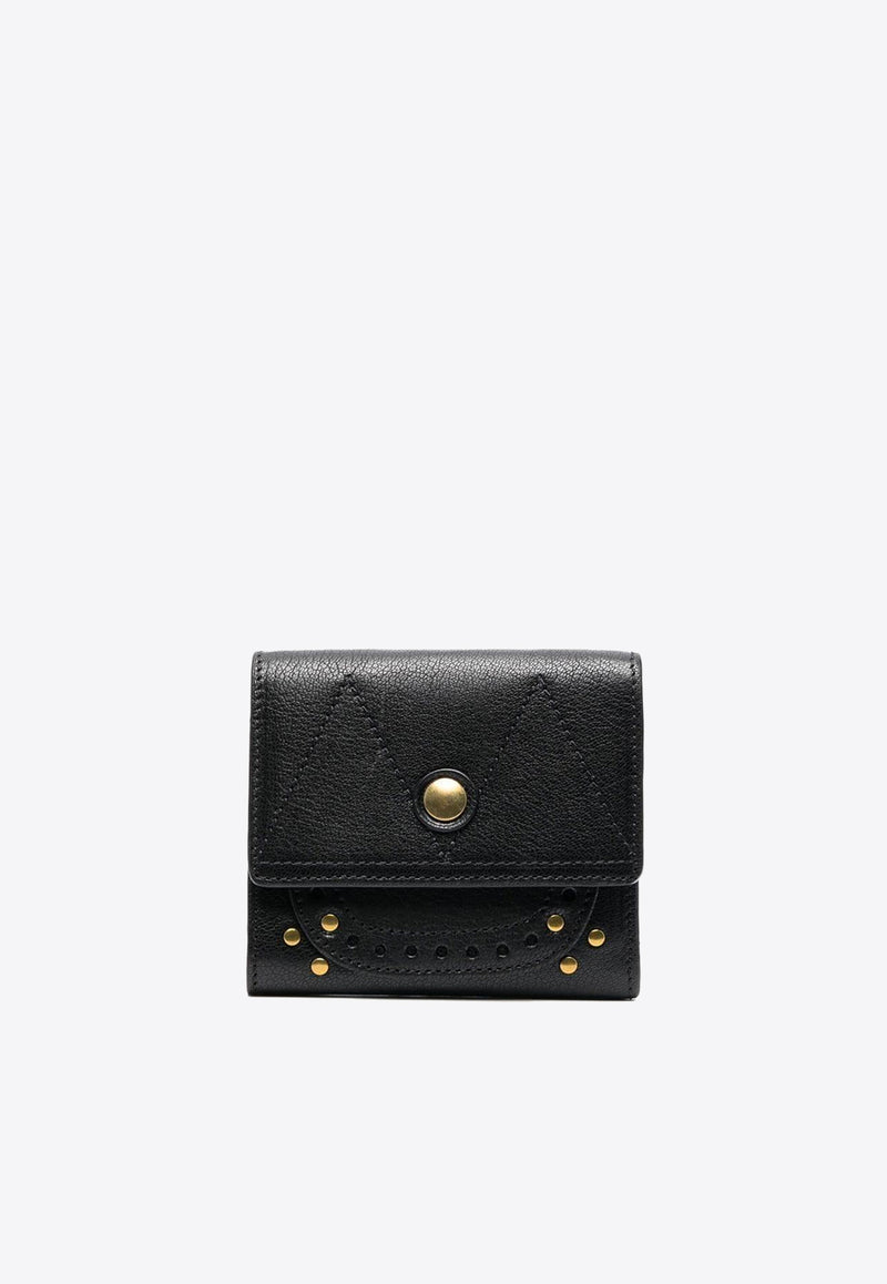 Jérôme Dreyfuss Folded Leather Wallet Black 40JERRPMCH00U