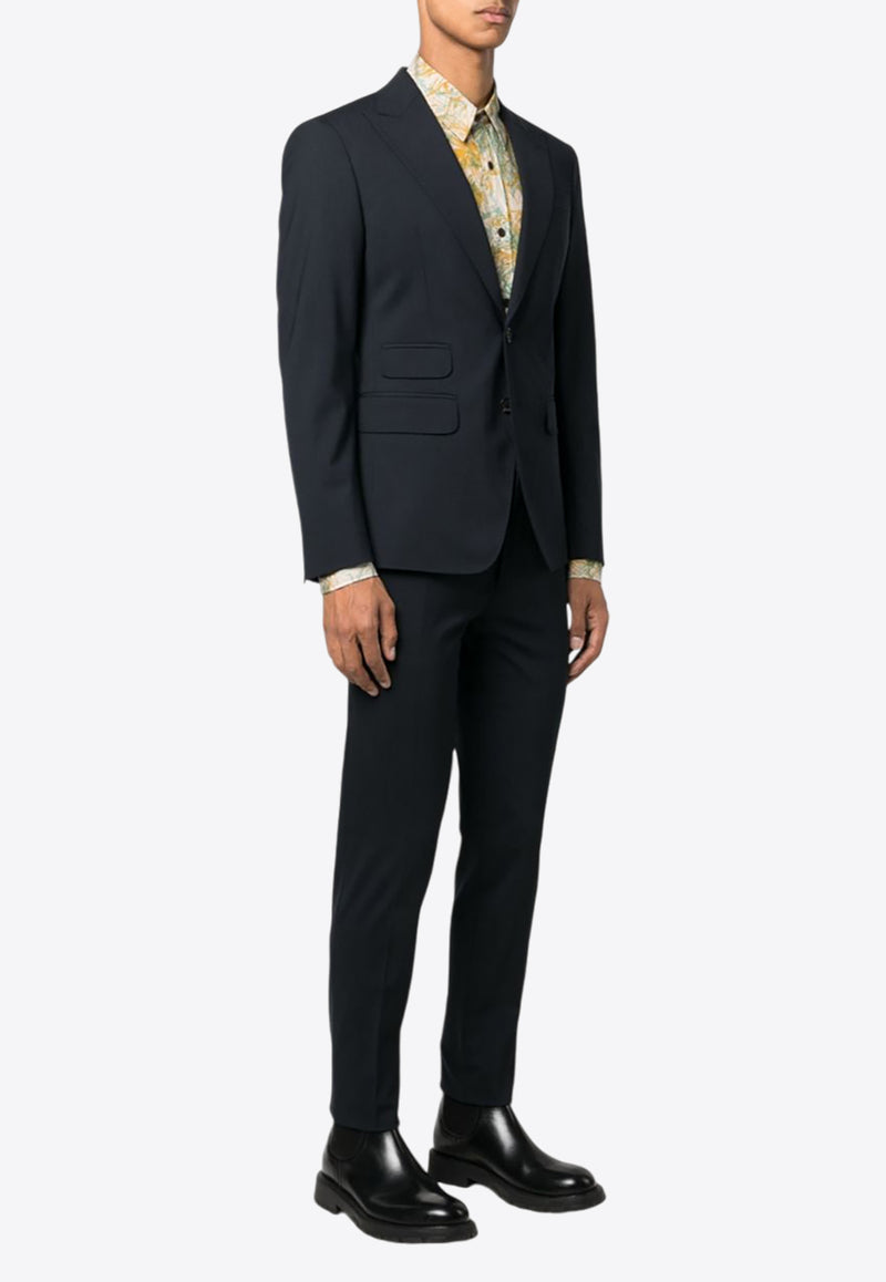 Dsquared2 London Single-Breasted Wool Suit Navy S74FT0457S40320_524