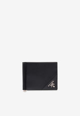 Prada Triangle Logo Leather Wallet Black 2MN077QME_F0002