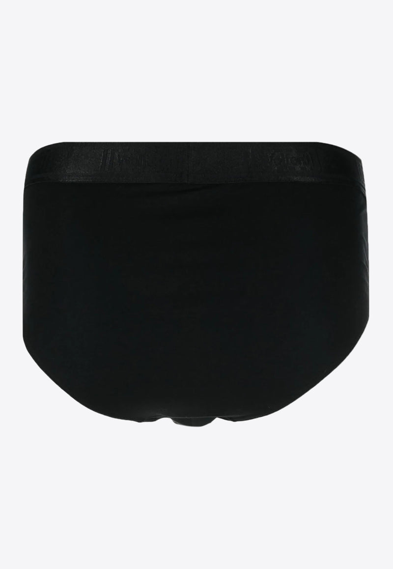 Wolford Logo Waistband Briefs - Set of 2 Black 51615_7524