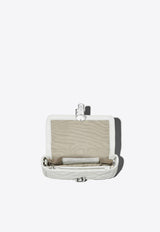 Marc Jacobs The Mini J Marc Quilted Leather Crossbody Bag White 2S3HSH016H03_137