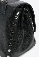 Zanellato Positano Leather Top Handle Bag Black 0680100050000S_Z0001